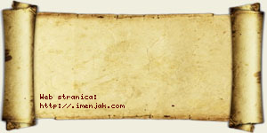 Ljubica Vidaković vizit kartica